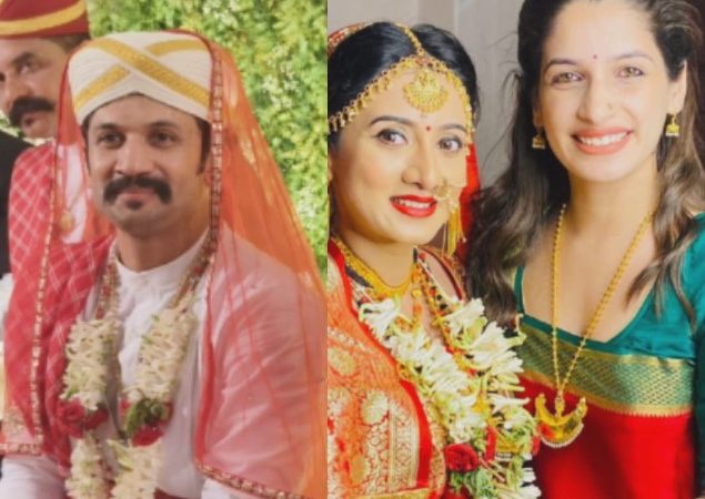 ಹರ್ಷಿಕಾ ಪೂಣಚ್ಚ- ಭುವನ್ ಪೊನ್ನಣ್ಣ ಮದುವೆಯಲ್ಲಿ ಮಿಂಚಿದ ನಟಿ ತೇಜಸ್ವಿನಿ ಶರ್ಮಾ