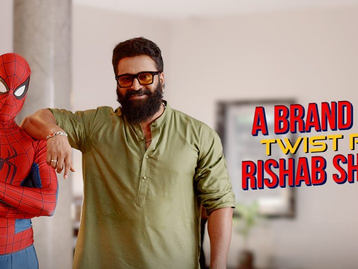 ಸ್ಪೈಡರ್ ಮ್ಯಾನ್: ಬ್ರ್ಯಾಂಡ್ ನ್ಯೂ ಡೇ’ ಪ್ರಚಾರದಲ್ಲಿ ಡಿವೈನ್ ಸ್ಟಾರ್ ರಿಷಬ್ ಶೆಟ್ಟಿ
